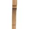 Ekena Millwork 3 1/2"W x 20"D x 24"H Merced Smooth Knee Brace, Western Red Cedar BRC04X20X24MRC00SWR - alternate 3